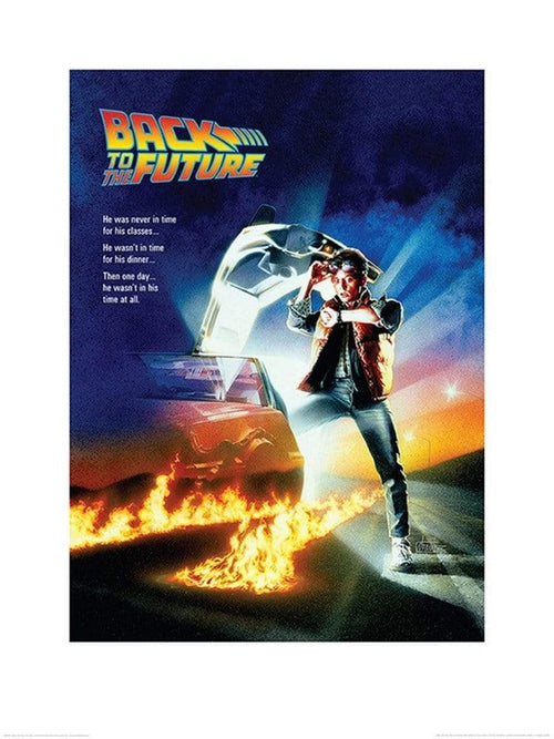 Pyramid Back to The Future One Sheet Art Print 60x80cm | Yourdecoration.co.uk