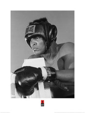 Pyramid Muhammad Ali Training Art Print 60x80cm | Yourdecoration.co.uk