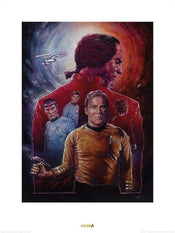 Pyramid Star Trek Space Seed 50th Anniversary Art Print 60x80cm | Yourdecoration.co.uk