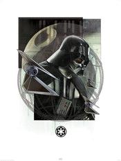 Pyramid Star Wars Rogue One Darth Vader and Strikers Art Print 60x80cm | Yourdecoration.co.uk