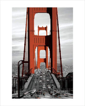 Pyramid Golden Gate Bridge San Francisco Art Print 40x50cm | Yourdecoration.co.uk