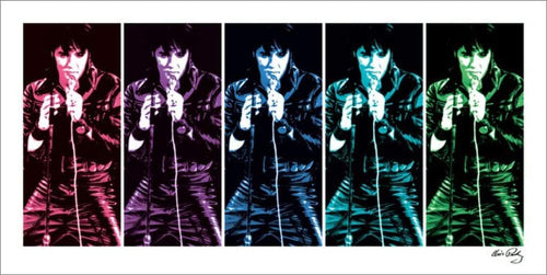 Pyramid Elvis Presley 68 Comeback Special Pop Art Art Print 50x100cm | Yourdecoration.co.uk