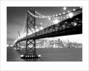 Pyramid San Francisco Art Print 24x30cm | Yourdecoration.co.uk