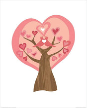 Pyramid Valentina Ramos Tree of Love Art Print 40x50cm | Yourdecoration.co.uk