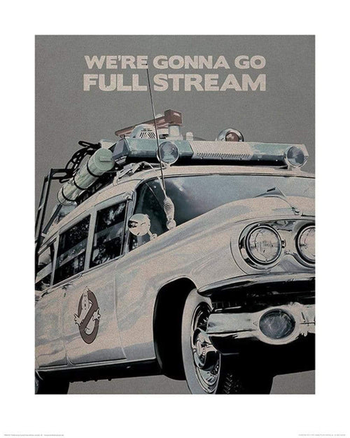 Pyramid Ghostbusters EctoMobile Art Print 40x50cm | Yourdecoration.co.uk