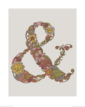 Pyramid Valentina Ramos Ampersand Art Print 40x50cm | Yourdecoration.co.uk