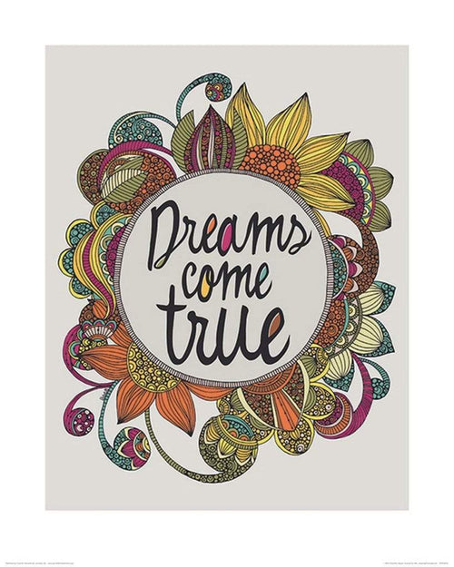 Pyramid Valentina Ramos Dreams Come True Art Print 40x50cm | Yourdecoration.co.uk