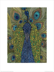 Pyramid Valentina Ramos The Peacock Art Print 30x40cm | Yourdecoration.co.uk