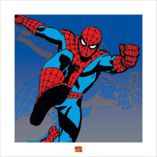 Pyramid Spider Man Marvel Art Print 40x40cm | Yourdecoration.co.uk