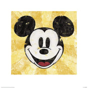 Pyramid Mickey Mouse Squeaky Chic Art Print 40x40cm | Yourdecoration.co.uk