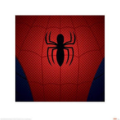 Pyramid Ultimate Spider Man Spider Man Torso Art Print 40x40cm | Yourdecoration.co.uk