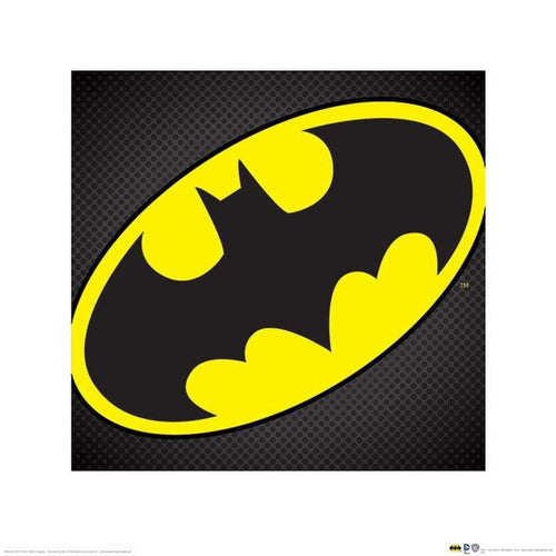 Pyramid DC Comics Batman Symbol Art Print 40x40cm | Yourdecoration.co.uk