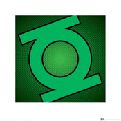 Pyramid DC Comics Green Lantern Symbol Art Print 40x40cm | Yourdecoration.co.uk