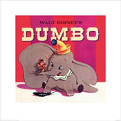 Pyramid Dumbo Art Print 40x40cm | Yourdecoration.co.uk