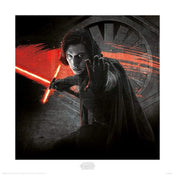 Pyramid Star Wars The Last Jedi Kylo Ren Force Art Print 40x40cm | Yourdecoration.co.uk