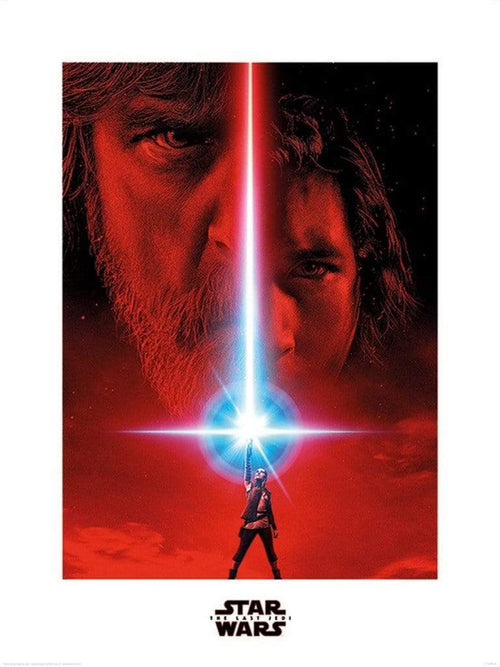 Pyramid Star Wars The Last Jedi Teaser Art Print 60x80cm | Yourdecoration.co.uk