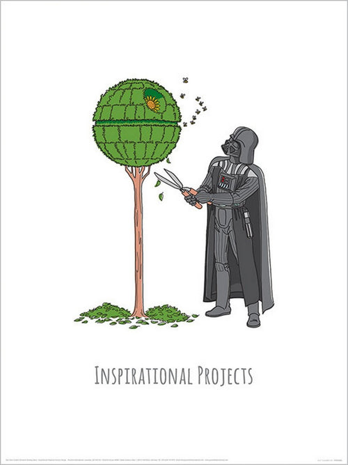 pyramid ppr54083 star wars vaders boredom busting ideas inspirational projects Art Print 30x40cm | Yourdecoration.co.uk