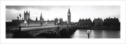 Pyramid London England Art Print 33x95cm | Yourdecoration.co.uk