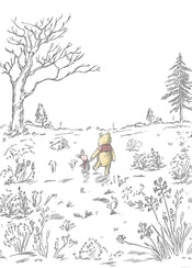 Komar Non Woven Wall Mural Iadx4 043 Winnie Pooh Walk | Yourdecoration.co.uk