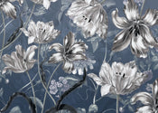 Komar Non Woven Wall Mural X7 1041 Merian Blue | Yourdecoration.co.uk