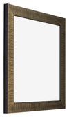 Leeds Wooden Photo Frame 70x70cm Champagne Brushed Front Oblique | Yourdecoration.co.uk